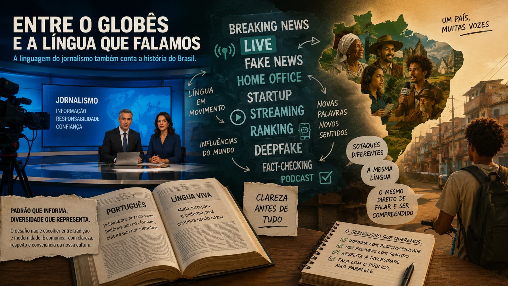 Entre o Globês e a língua que falamos