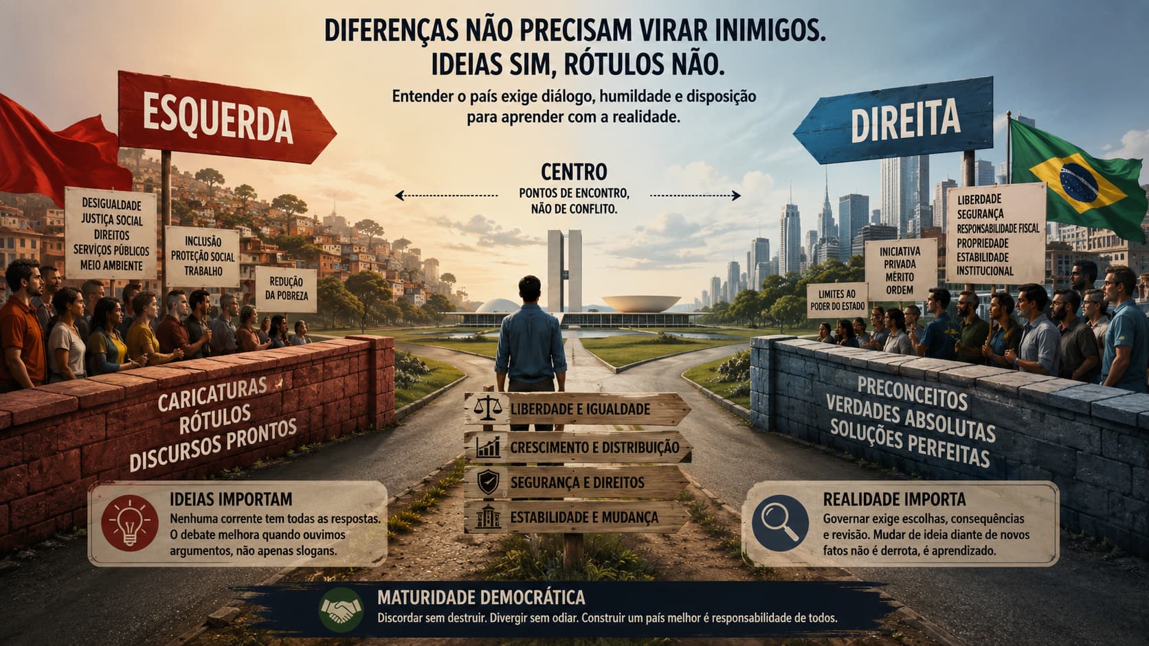 A esquerda, a direita e a arte de ter razão