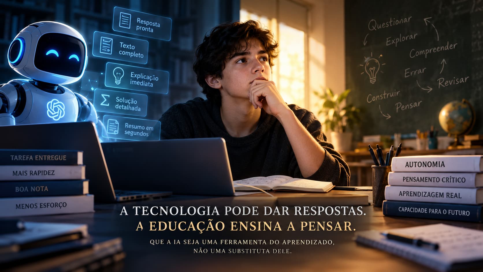 IA na educação: mais eficiência não significa mais aprendizagem