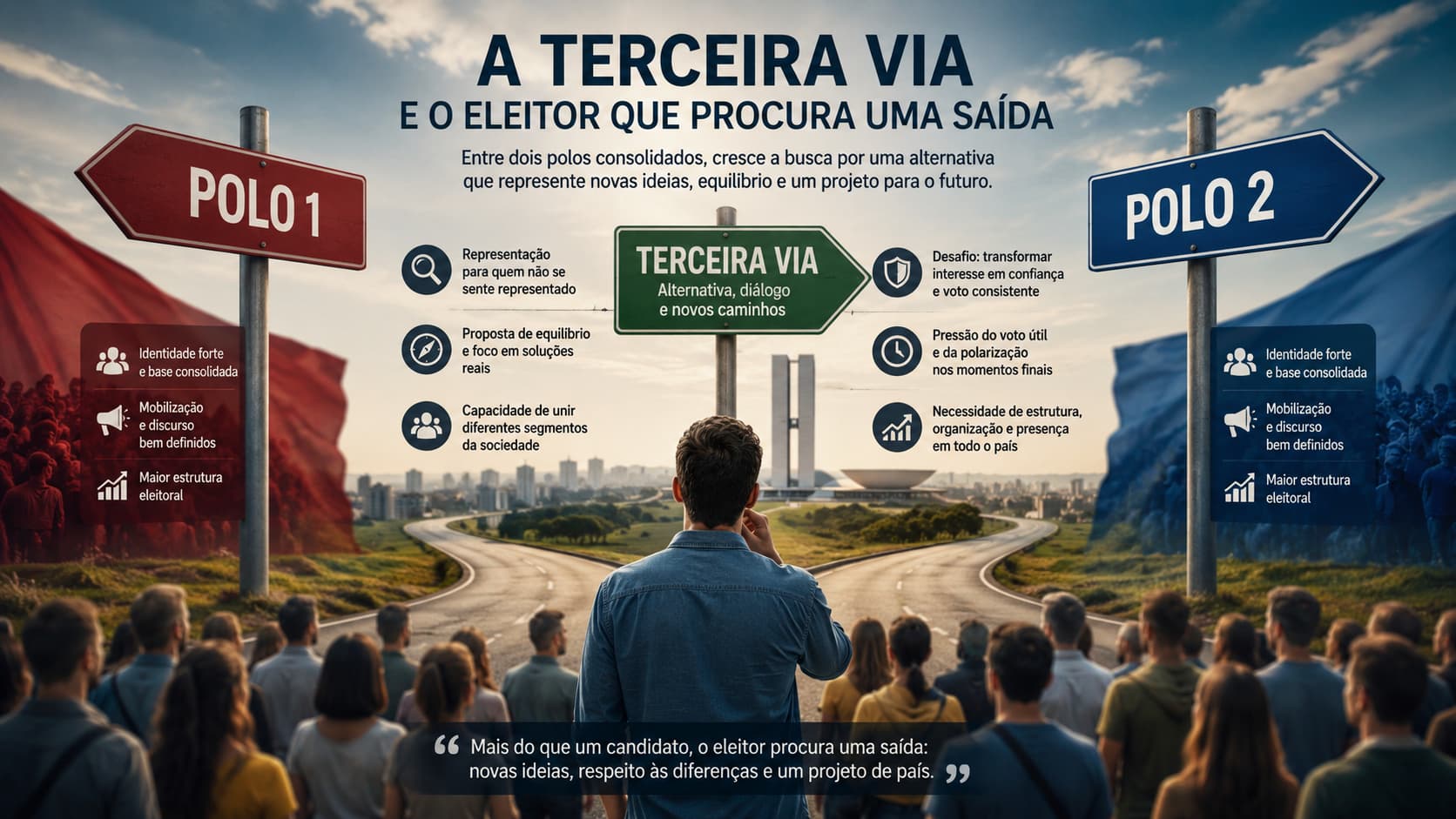 A terceira via e o eleitor que procura uma saída