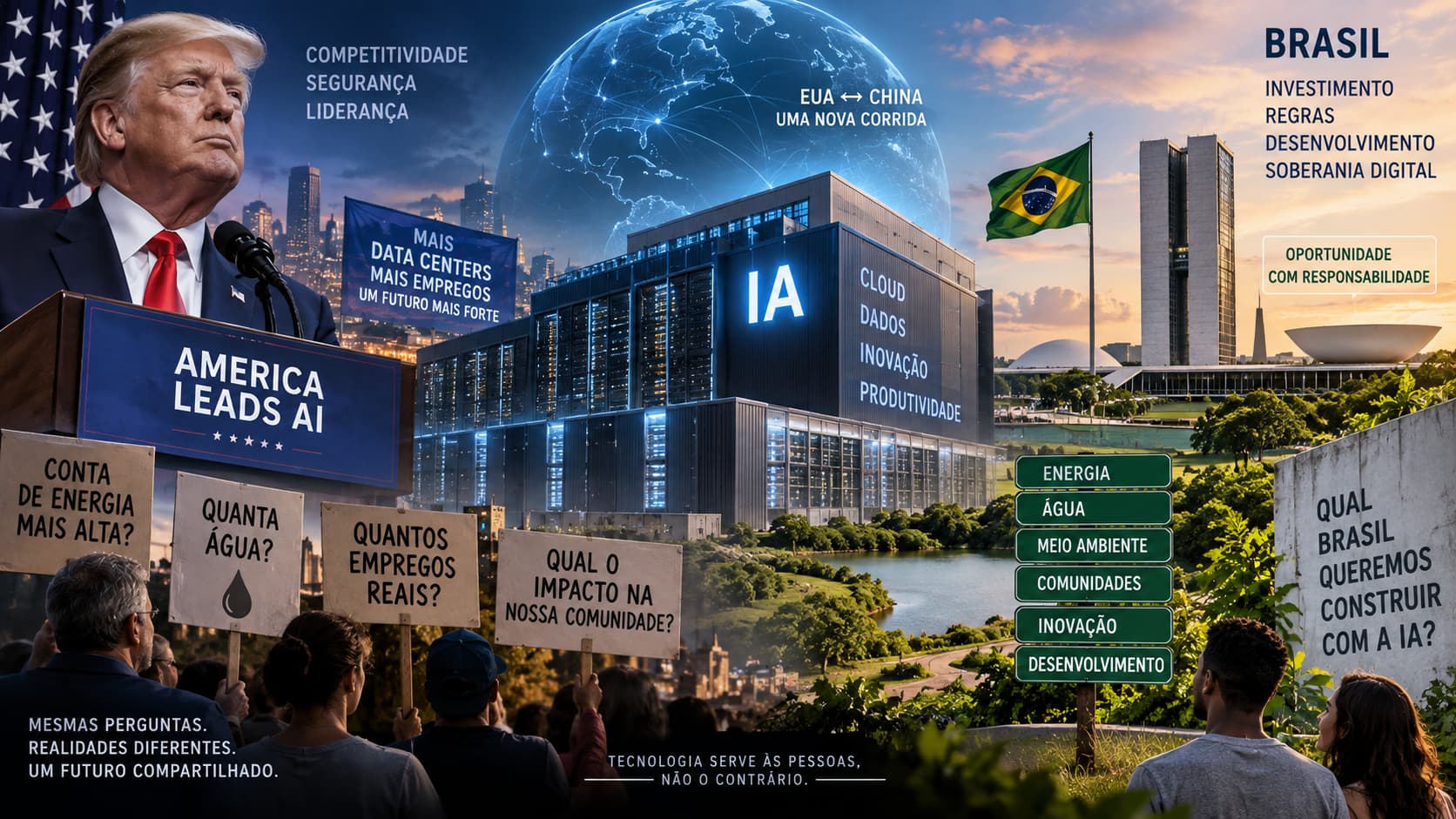 Trump, a inteligência artificial e a conta que começa a chegar