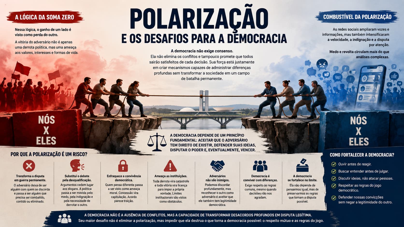 Polarização e os Desafios para a Democracia