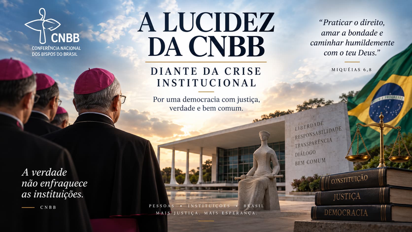 A lucidez da CNBB diante da crise institucional