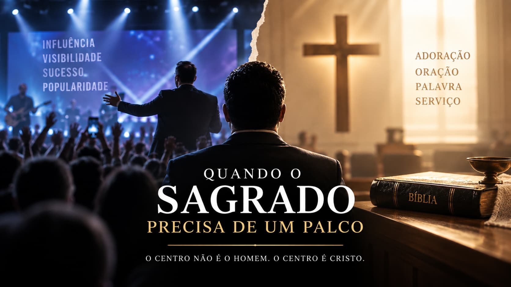 Quando o sagrado precisa de um palco