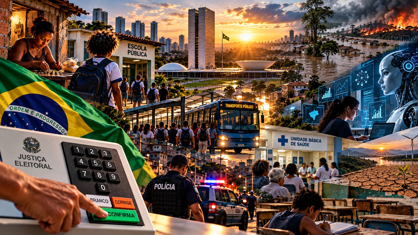 O país entre a urna e a vida
