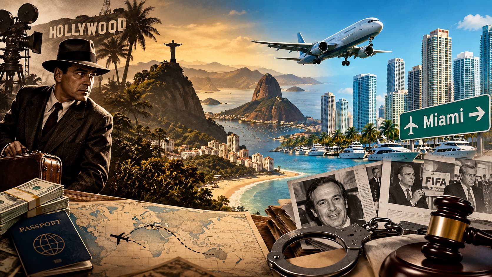 De Hollywood a Miami: a geografia da fuga