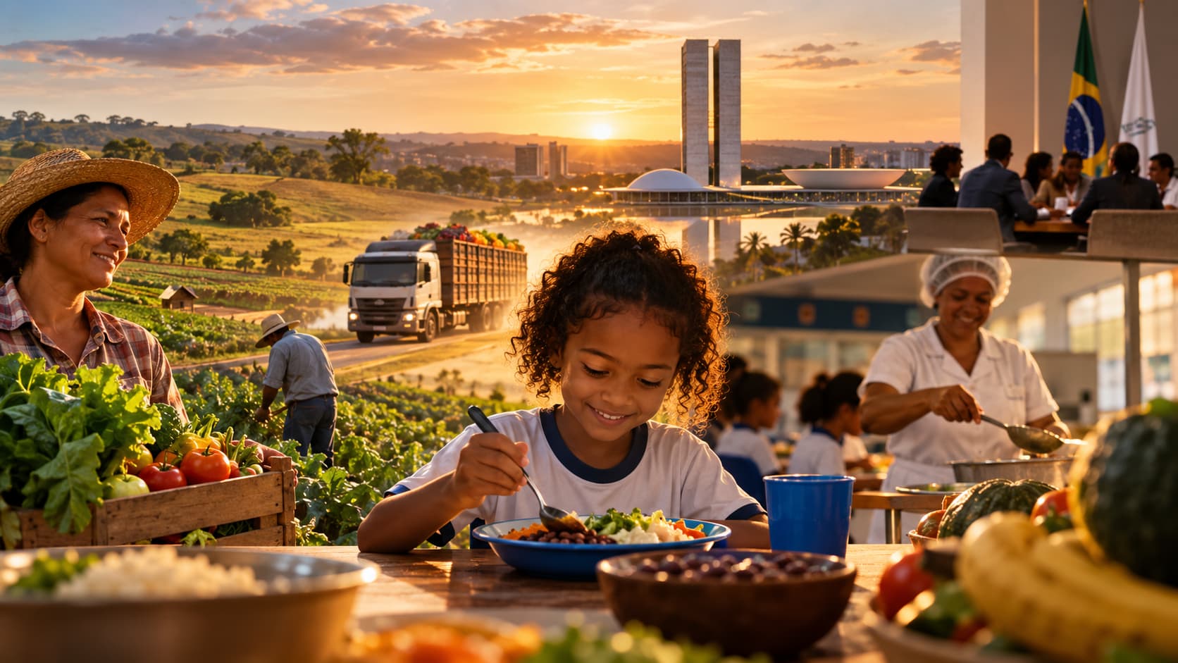 A mesa que o Brasil construiu