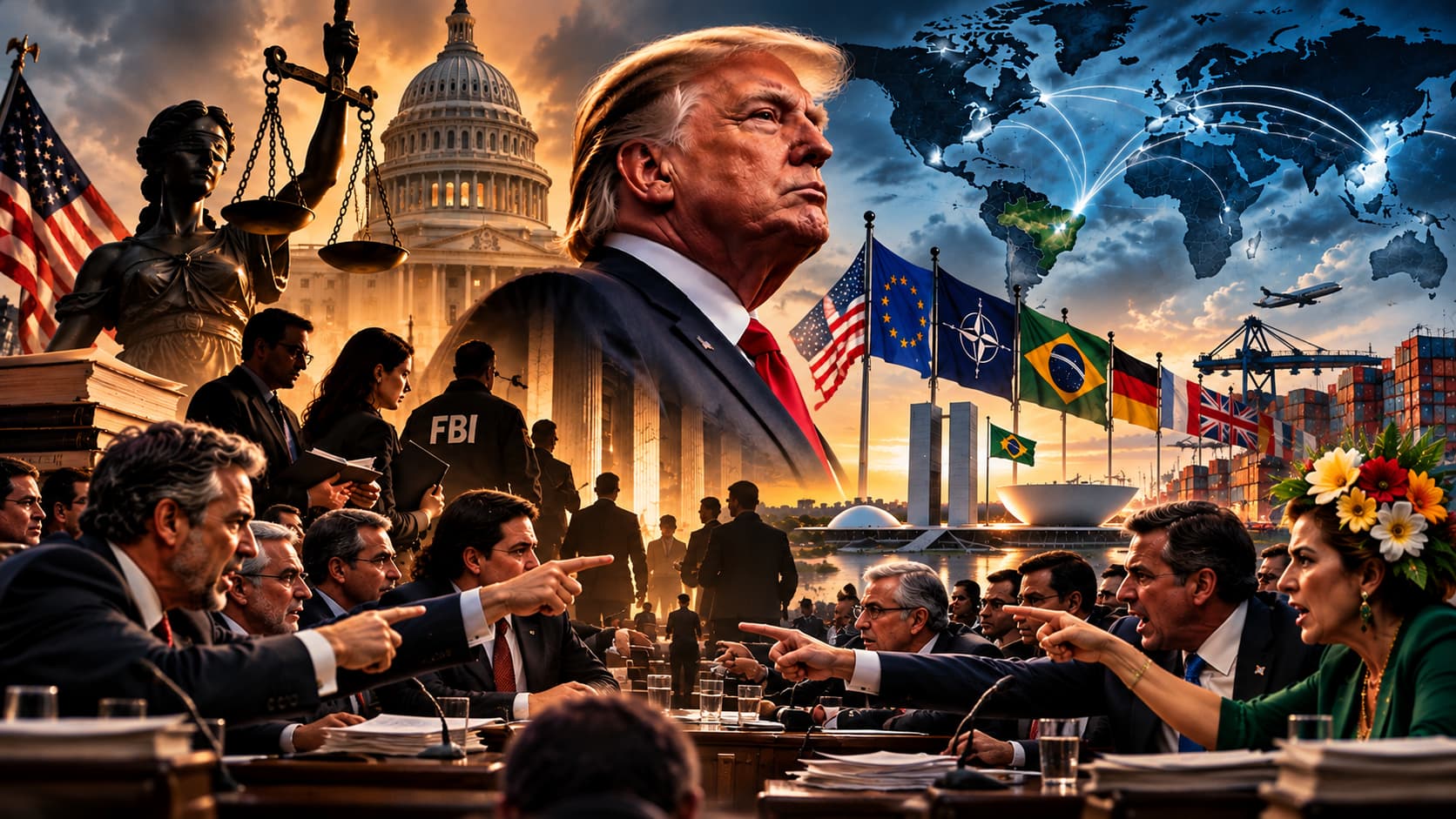 A política da retaliação: Trump, seus aliados e o preço da democracia